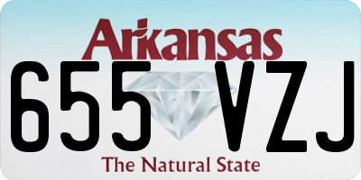 AR license plate 655VZJ