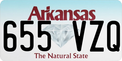 AR license plate 655VZQ