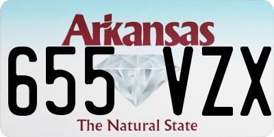 AR license plate 655VZX