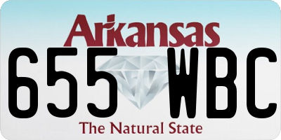 AR license plate 655WBC