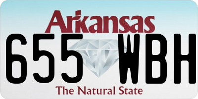 AR license plate 655WBH