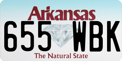 AR license plate 655WBK