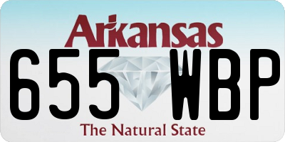 AR license plate 655WBP