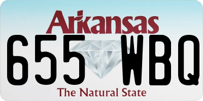 AR license plate 655WBQ