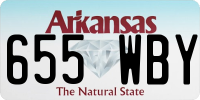 AR license plate 655WBY