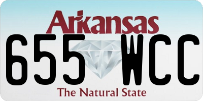 AR license plate 655WCC