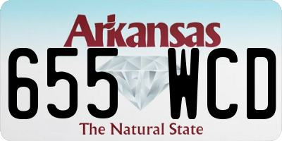 AR license plate 655WCD