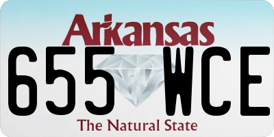 AR license plate 655WCE