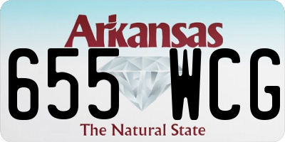 AR license plate 655WCG