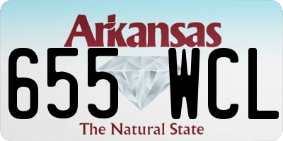 AR license plate 655WCL
