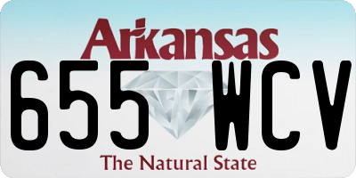 AR license plate 655WCV