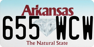 AR license plate 655WCW
