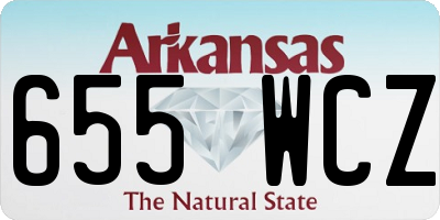 AR license plate 655WCZ