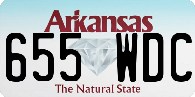 AR license plate 655WDC