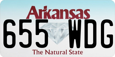 AR license plate 655WDG