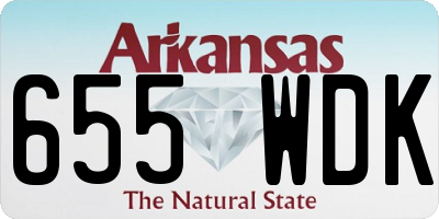 AR license plate 655WDK