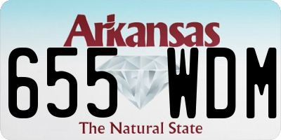 AR license plate 655WDM