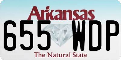 AR license plate 655WDP