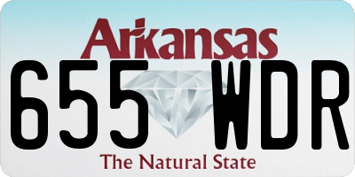 AR license plate 655WDR