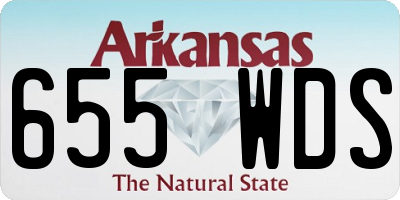 AR license plate 655WDS