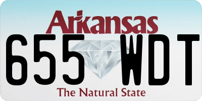 AR license plate 655WDT