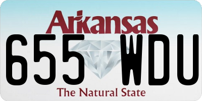 AR license plate 655WDU