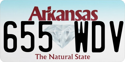 AR license plate 655WDV