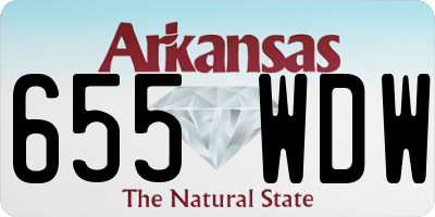 AR license plate 655WDW