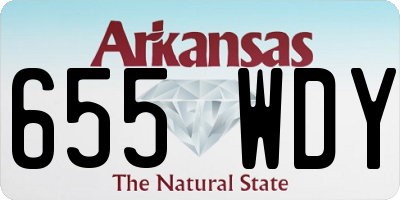 AR license plate 655WDY