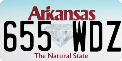 AR license plate 655WDZ