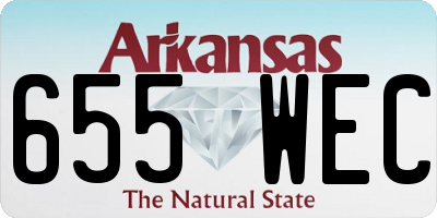 AR license plate 655WEC