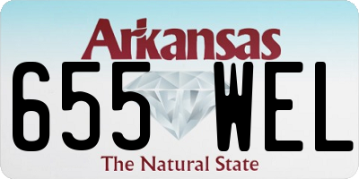 AR license plate 655WEL