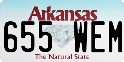 AR license plate 655WEM