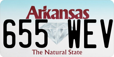 AR license plate 655WEV