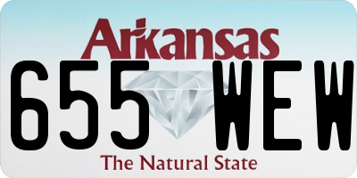 AR license plate 655WEW