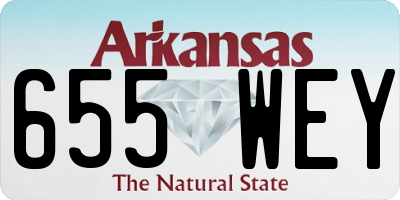 AR license plate 655WEY