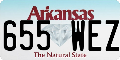 AR license plate 655WEZ