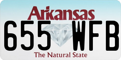 AR license plate 655WFB