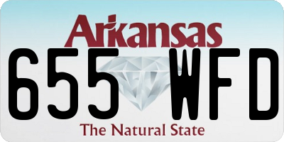 AR license plate 655WFD