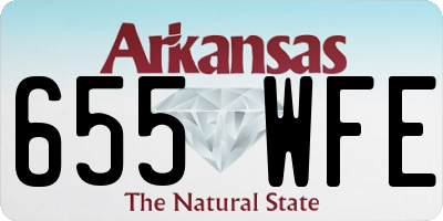 AR license plate 655WFE