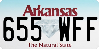 AR license plate 655WFF