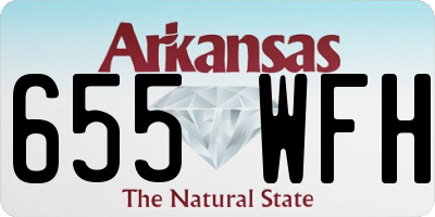 AR license plate 655WFH