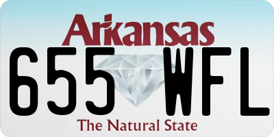 AR license plate 655WFL
