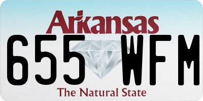AR license plate 655WFM