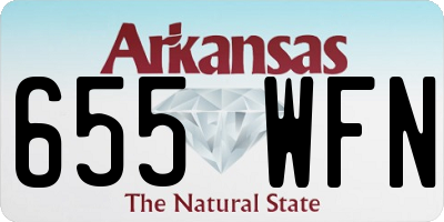 AR license plate 655WFN