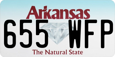 AR license plate 655WFP