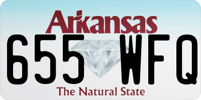 AR license plate 655WFQ