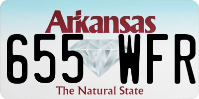 AR license plate 655WFR
