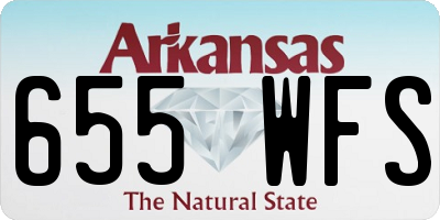 AR license plate 655WFS