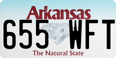 AR license plate 655WFT
